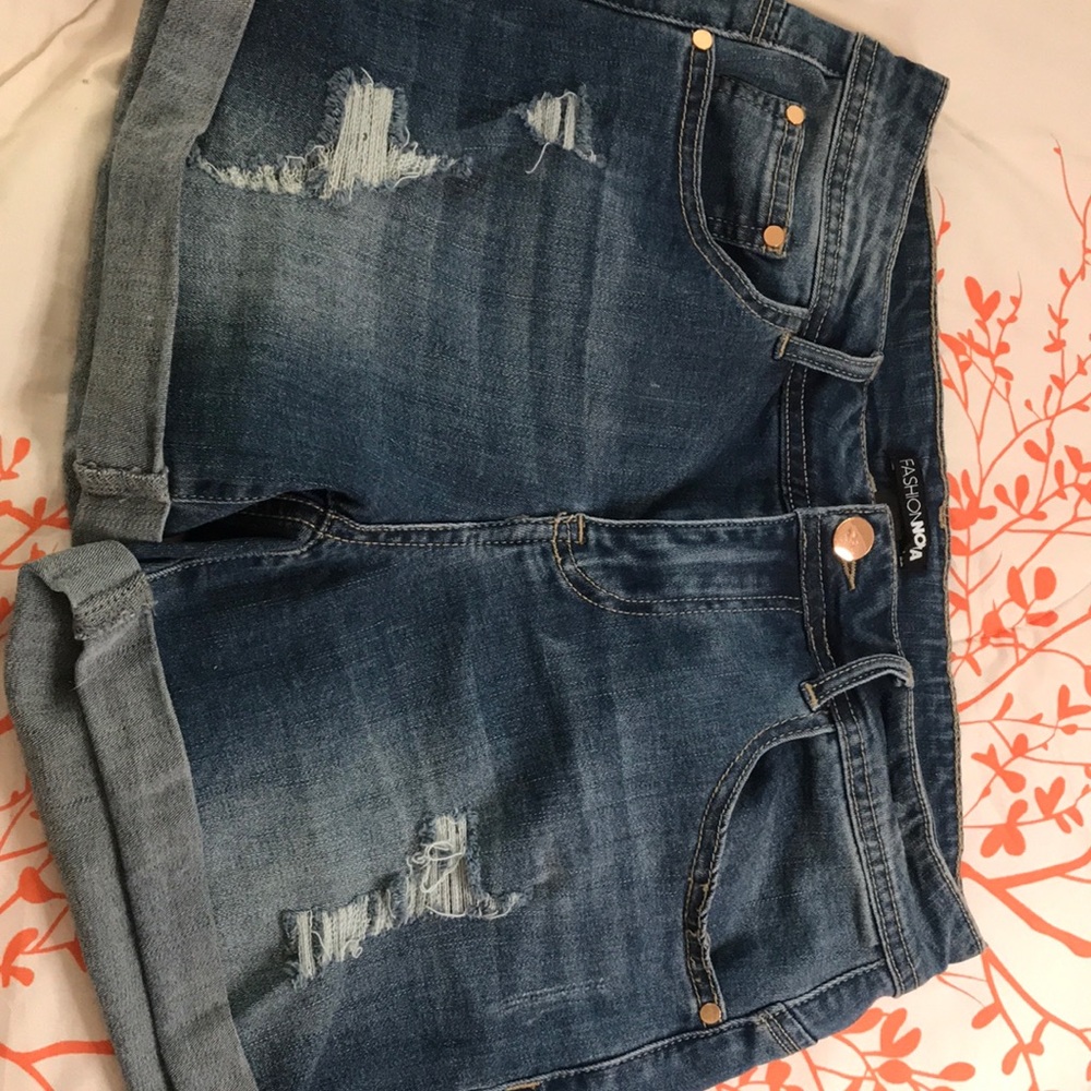 Fashion Nova Shorts- blue